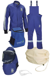 National Safety Apparel Enespro AGP 40 Cal Arc Flash Kit With Lift Front Hood And Fans, 41 cal/cm²